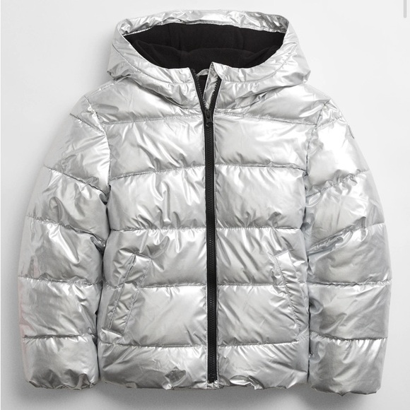 Kids ColdControl Metallic Puffer Jacket M (6-7 years) - Picture 2 of 2